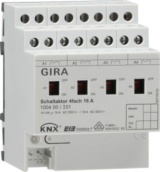 Schaltaktor 4f 16 A HandKNX REG