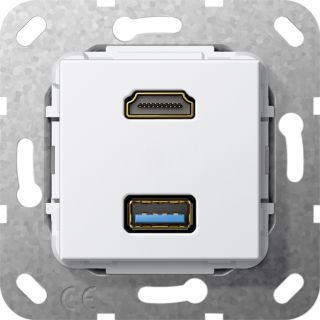Gira Einsatz HDMI und USB 3.0