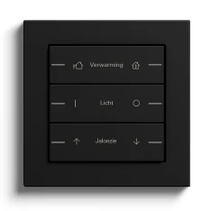 Gira Tastsensor 4, Schwarz matt (Abbildung mit Gira E2)