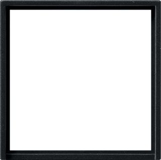 Adapterrahmen quadr. 50 x 50 mmSystem 55 Schwarz m