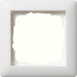 Abdeckrahmen 1fStandard 55 Reinweiß m