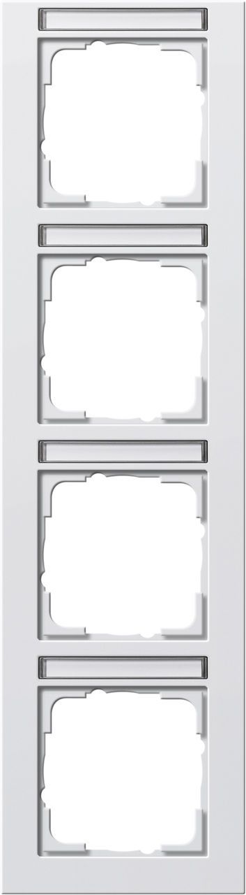 Gira E2 Abdeckrahmen mit Beschriftungsfeld Gira E2 Abdeckrahmen mit Beschriftungsfeld