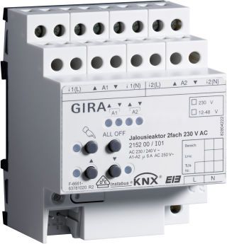 Jal.aktor 2f AC 230 V HandKNX REG