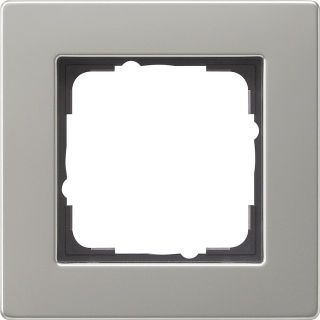 Abdeckrahmen 1f flachGira E2 Edelstahl