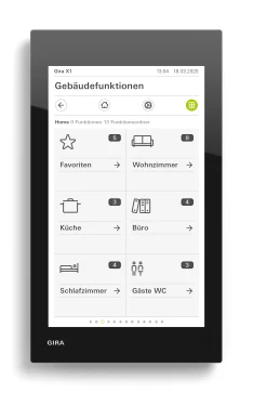 Gira G1, Glas Schwarz