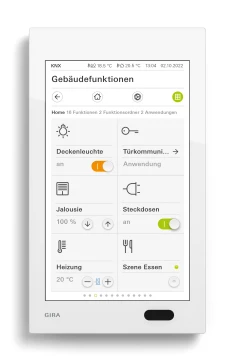 Gira G1, Glas Weiß