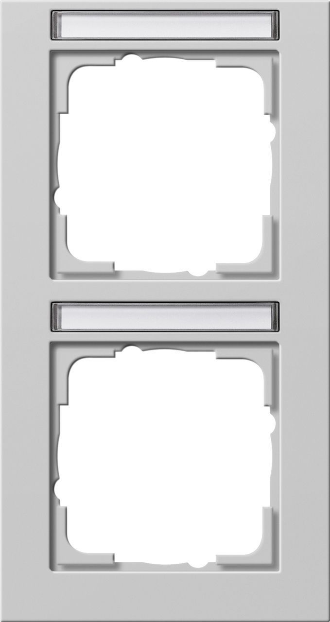 Gira E2 Abdeckrahmen mit Beschriftungsfeld Gira E2 Abdeckrahmen mit Beschriftungsfeld