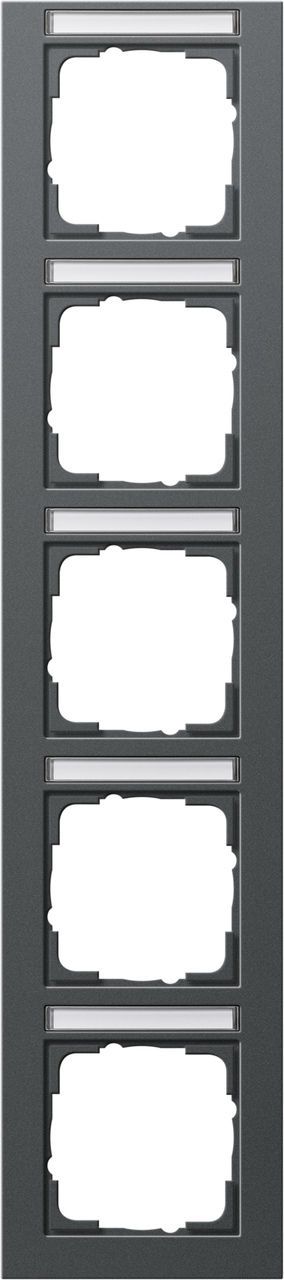 Gira E2 Abdeckrahmen mit Beschriftungsfeld Gira E2 Abdeckrahmen mit Beschriftungsfeld