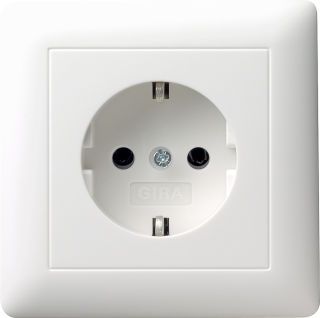 SCHUKO Vollpl.Standard 55 Reinweiß