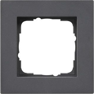 Abdeckrahmen 1f flachGira E2 Anthrazit