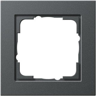 Abdeckrahmen 1fGira E2 Anthrazit