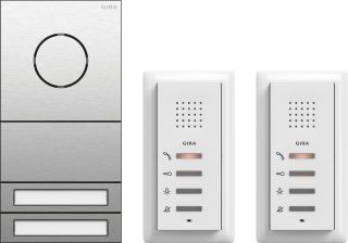 Gira System 106 Türsprech-Set ZFH-Paket Audio