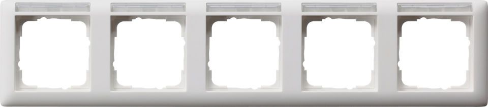 Gira Standard 55 Abdeckrahmen mit Beschriftungsfeld Gira Standard 55 Abdeckrahmen mit Beschriftungsfeld