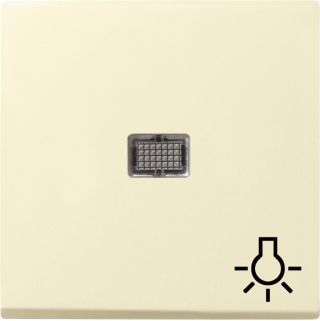 Gira System 55 Wippe mit Kontrollfenster und Symbol Licht