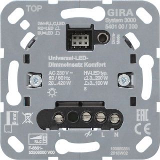 S3000 Uni-LED-Dimmeins. KomfortEinsatz