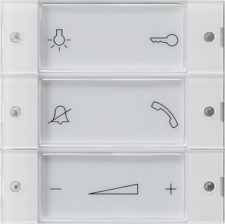 Gira System 55 Aufsatz Bedientaster für Wohnungsstation