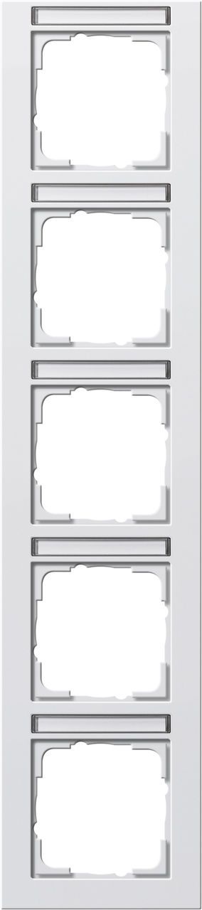 Gira E2 Abdeckrahmen mit Beschriftungsfeld Gira E2 Abdeckrahmen mit Beschriftungsfeld