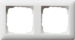 Abdeckrahmen 2fStandard 55 Reinweiß m