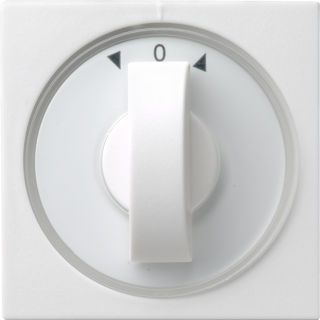Gira System 55 Abdeckung mit Knebel für Zeit- und Jalousieschalter, -taster