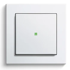 Taster Gira One und KNX, Reinweiß glänzend mit E2