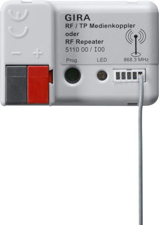 RF/TP Medienkoppler/RF RepeaterKNX