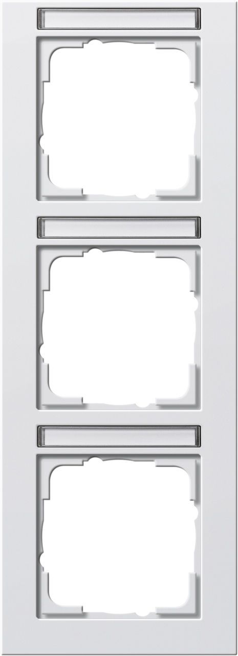 Gira E2 Abdeckrahmen mit Beschriftungsfeld Gira E2 Abdeckrahmen mit Beschriftungsfeld