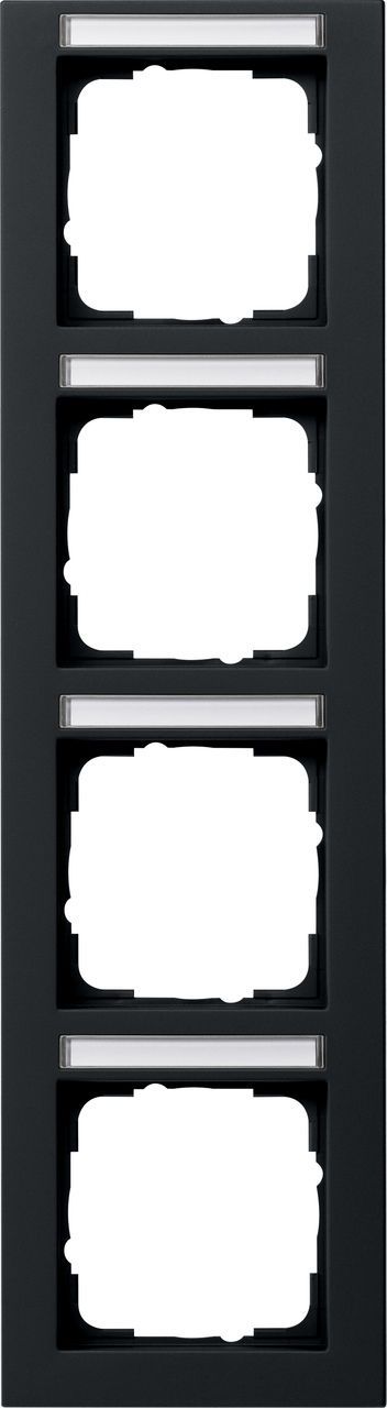 Gira E2 Abdeckrahmen mit Beschriftungsfeld Gira E2 Abdeckrahmen mit Beschriftungsfeld