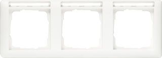 Abdeckrahmen 3f waager. BSFStandard 55 Reinweiß