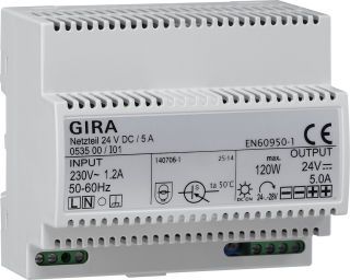 Spannungsvers. DC 24 V 5 A REG Elektronik