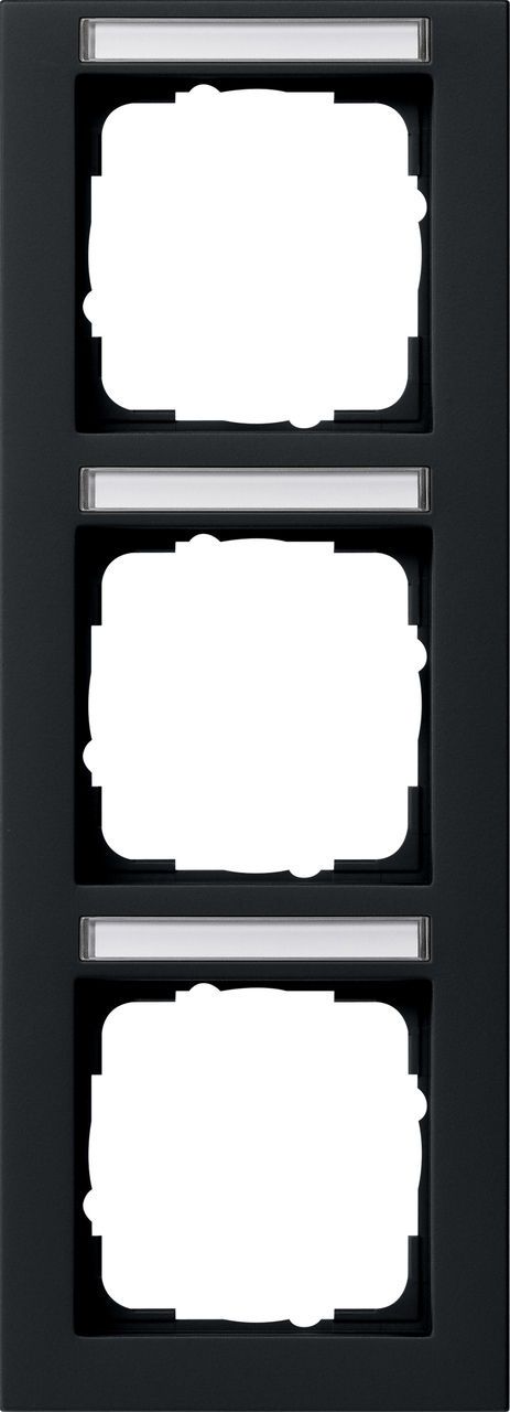 Gira E2 Abdeckrahmen mit Beschriftungsfeld Gira E2 Abdeckrahmen mit Beschriftungsfeld