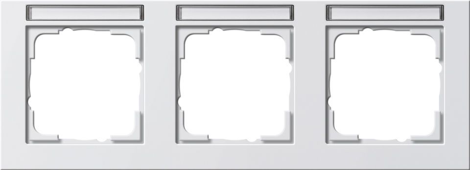 Gira E2 Abdeckrahmen mit Beschriftungsfeld Gira E2 Abdeckrahmen mit Beschriftungsfeld