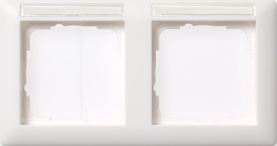 Gira Standard 55 Abdeckrahmen mit Beschriftungsfeld Gira Standard 55 Abdeckrahmen mit Beschriftungsfeld