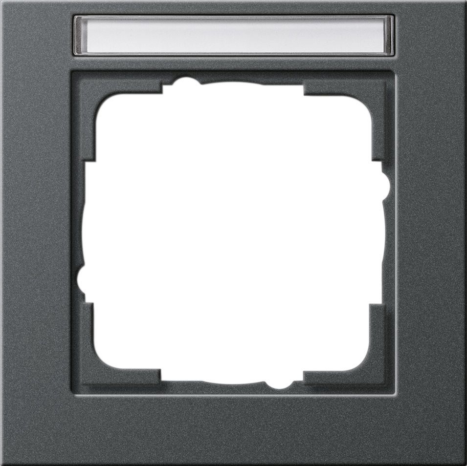 Gira E2 Abdeckrahmen mit Beschriftungsfeld Gira E2 Abdeckrahmen mit Beschriftungsfeld