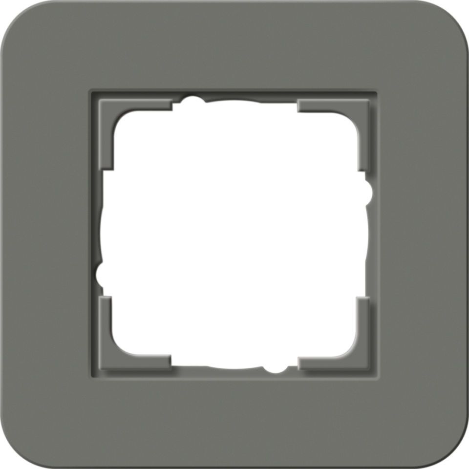 Abdeckrahmen 1fGira E3 Dklgrau/Reinweiß