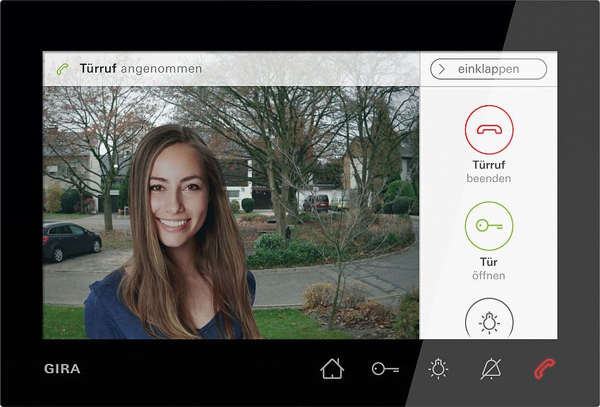 Wohnungsstation Video AP 7Türko Schwarz m