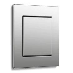 Gira E2, Edelstahl, flacher Einbau