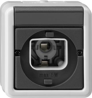 Lichtsignal E10/E14 BajonettWG AP Grau