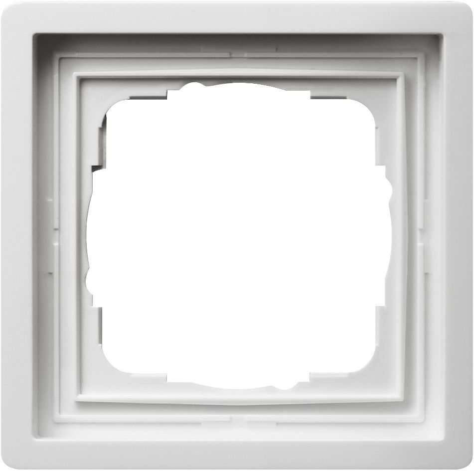 Abdeckrahmen 1fFlächenschalter Reinweiß