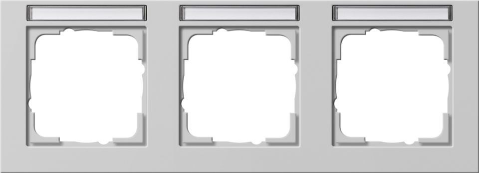 Gira E2 Abdeckrahmen mit Beschriftungsfeld Gira E2 Abdeckrahmen mit Beschriftungsfeld