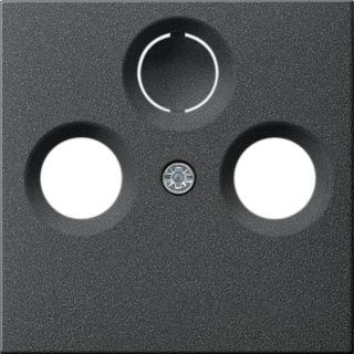 Abd. Koaxial-Antennensteckd.System 55 Anthrazit