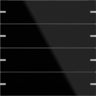 Wippenset 4f Tastsens.4TS4 G Schwarz