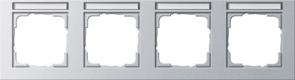 Gira E2 Abdeckrahmen mit Beschriftungsfeld Gira E2 Abdeckrahmen mit Beschriftungsfeld