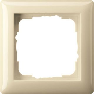 Abdeckrahmen 1fStandard 55 Cremeweiß