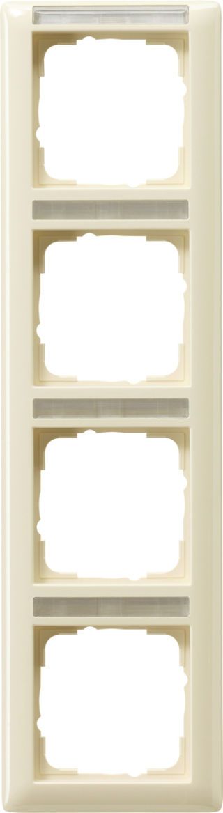 Abdeckrahmen 4f senkr. BSFStandard 55 Cremeweiß