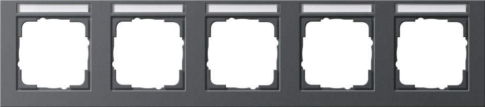 Gira E2 Abdeckrahmen mit Beschriftungsfeld Gira E2 Abdeckrahmen mit Beschriftungsfeld