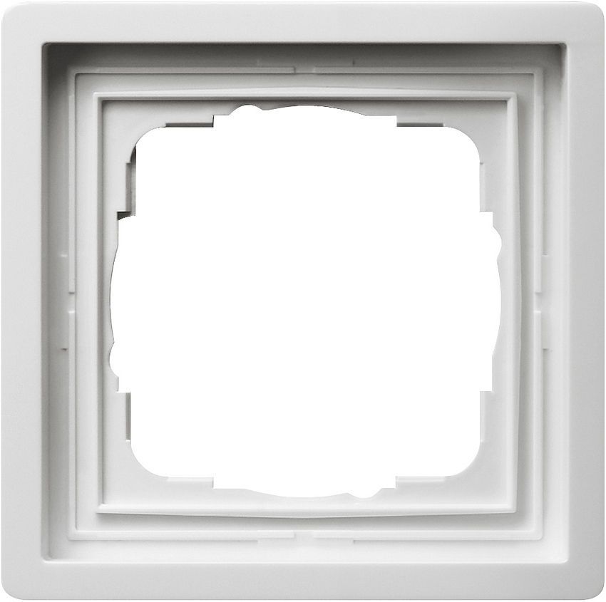 Abdeckrahmen 1fFlächenschalter Reinweiß