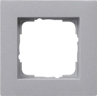 Abdeckrahmen 1f flachGira E2 F Alu