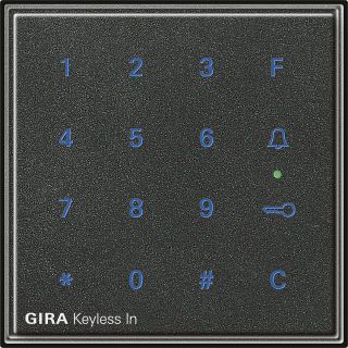 Gira Keyless In CodetastaturGira TX_44 (WG UP) Anthrazit