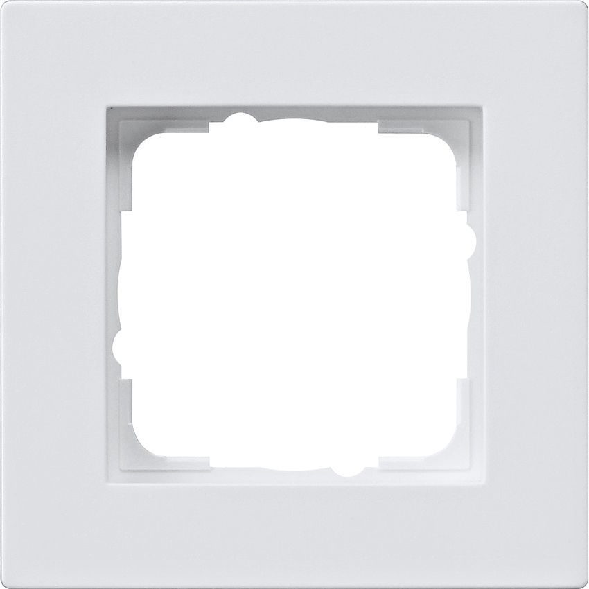 Abdeckrahmen 1f flachGira E2 Reinweiß