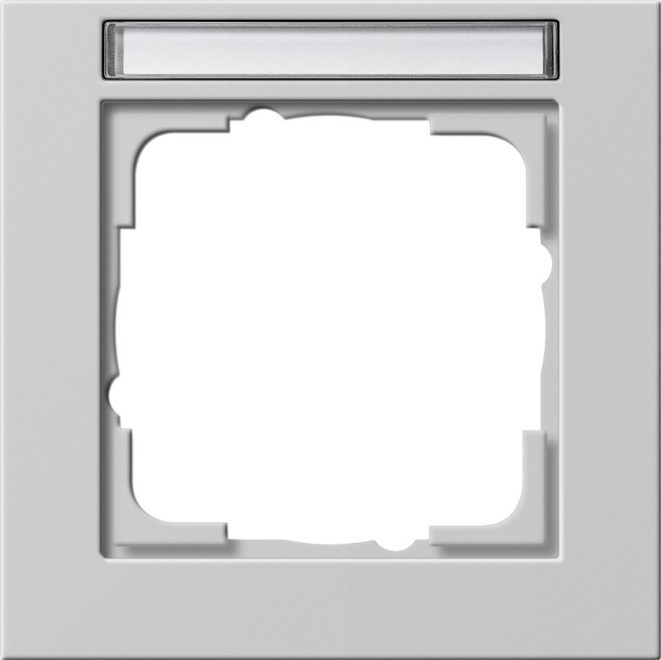 Gira E2 Abdeckrahmen mit Beschriftungsfeld Gira E2 Abdeckrahmen mit Beschriftungsfeld